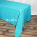 90" x 156" Polyester Rectangular Tablecloth TAB_90156_TURQ_POLY