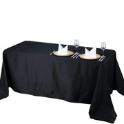 90" x 156" Premium Polyester Rectangular Tablecloth