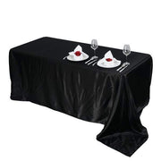 90" x 156" Satin Rectangular Tablecloth