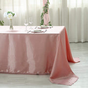 90" x 156" Satin Rectangular Tablecloth