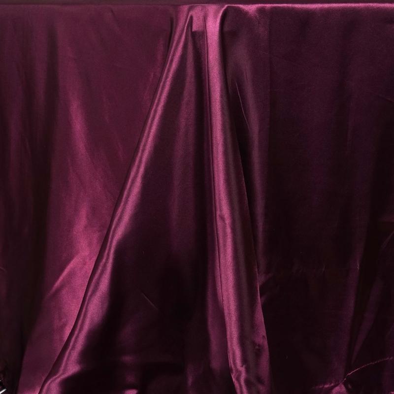 90" x 156" Satin Rectangular Tablecloth