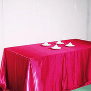 90" x 156" Satin Rectangular Tablecloth
