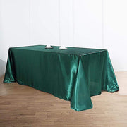 90" x 156" Satin Rectangular Tablecloth