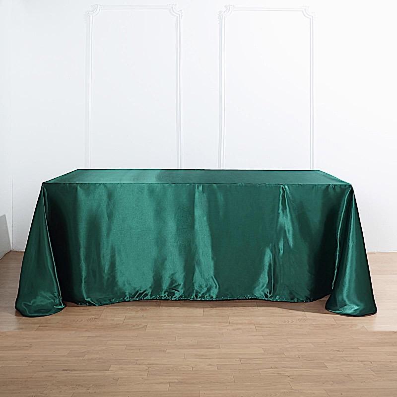 90" x 156" Satin Rectangular Tablecloth
