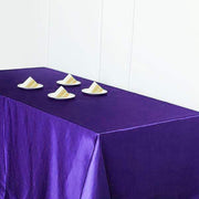 90" x 156" Satin Rectangular Tablecloth