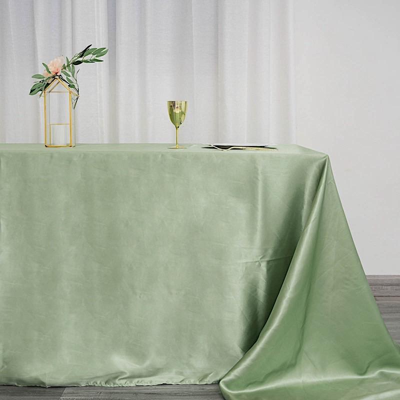 90" x 156" Satin Rectangular Tablecloth