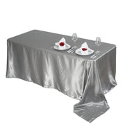 90" x 156" Satin Rectangular Tablecloth