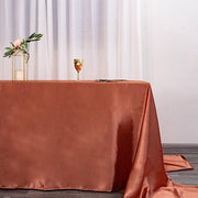 90" x 156" Satin Rectangular Tablecloth
