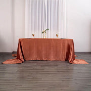 90" x 156" Satin Rectangular Tablecloth