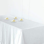 90" x 156" Satin Rectangular Tablecloth