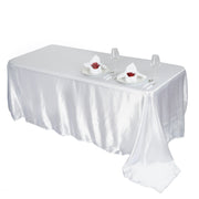 90" x 156" Satin Rectangular Tablecloth