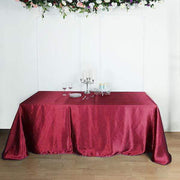 90" x 156" Satin Rectangular Tablecloth