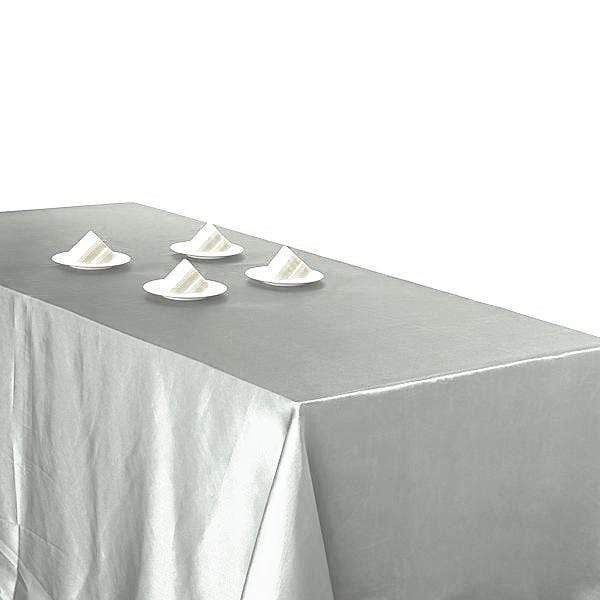 90" x 156" Satin Rectangular Tablecloth