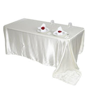 90" x 156" Satin Rectangular Tablecloth