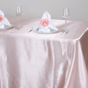 90" x 156" Satin Rectangular Tablecloth