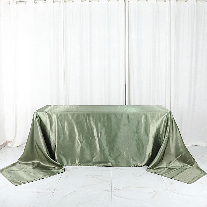 90" x 156" Satin Rectangular Tablecloth