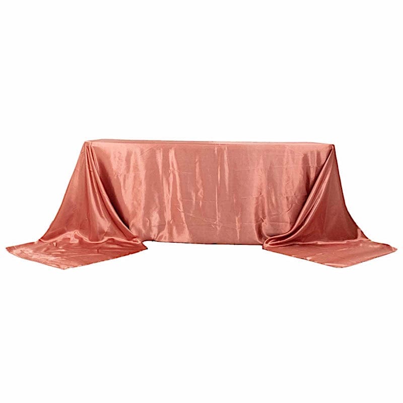 90" x 156" Satin Rectangular Tablecloth