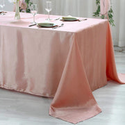 90" x 156" Satin Rectangular Tablecloth TAB_STN_90156_080