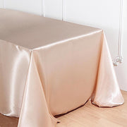 90" x 156" Satin Rectangular Tablecloth TAB_STN_90156_081