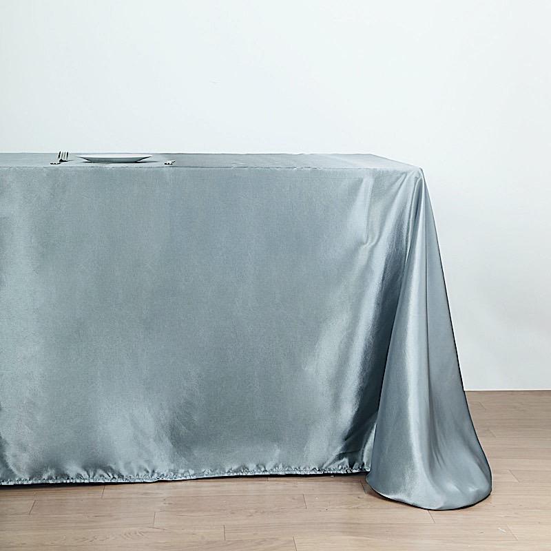 90" x 156" Satin Rectangular Tablecloth TAB_STN_90156_086