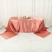 90" x 156" Satin Rectangular Tablecloth TAB_STN_90156_CRS