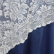 90" x 90" Flower Lace Table Overlay