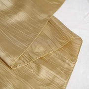 90" x 90" Metallic Crinkled Taffeta Table Overlay