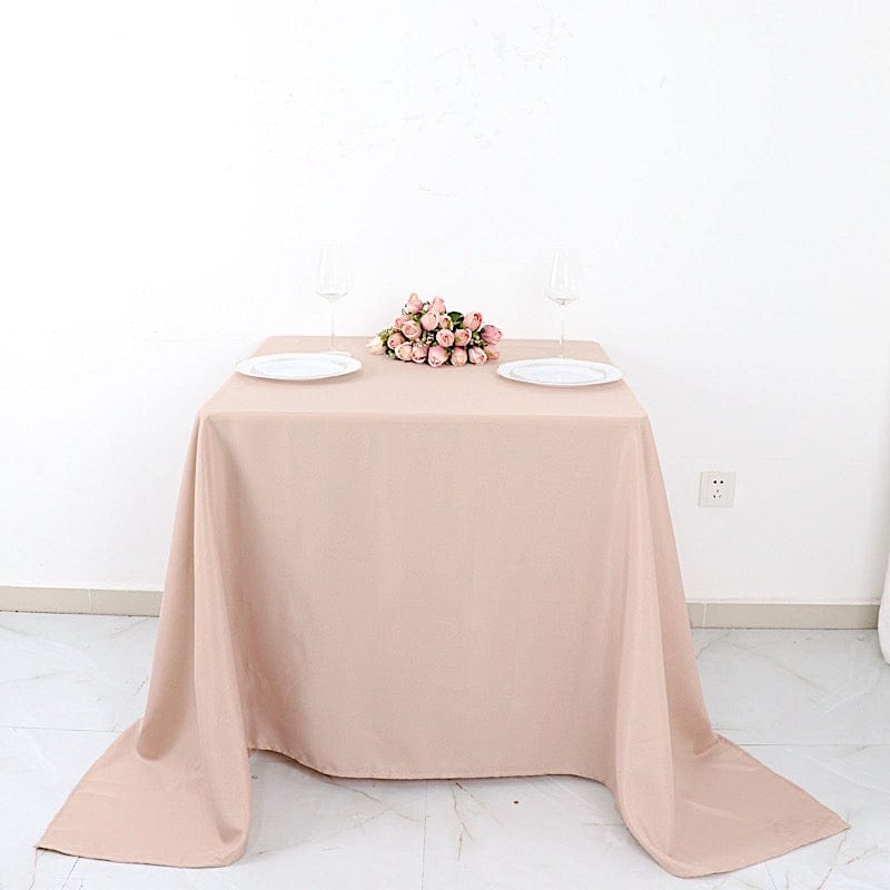 90" x 90" Polyester Square Tablecloth