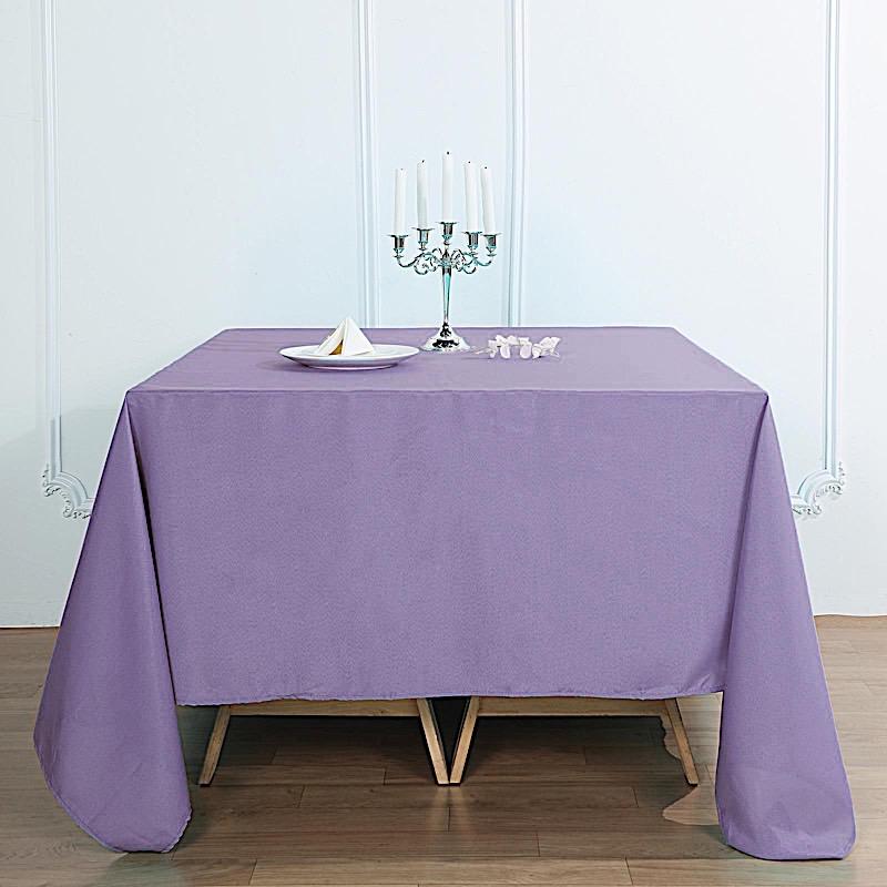 90" x 90" Polyester Square Tablecloth
