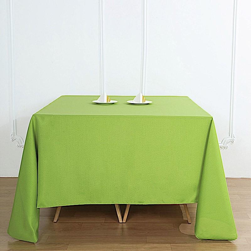 90" x 90" Polyester Square Tablecloth TAB_SQUR_90_APPL_POLY