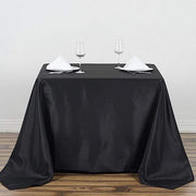 90" x 90" Polyester Square Tablecloth TAB_SQUR_90_BLK