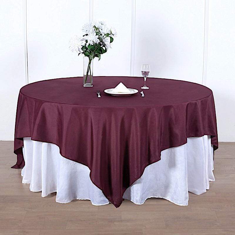 90" x 90" Polyester Square Tablecloth