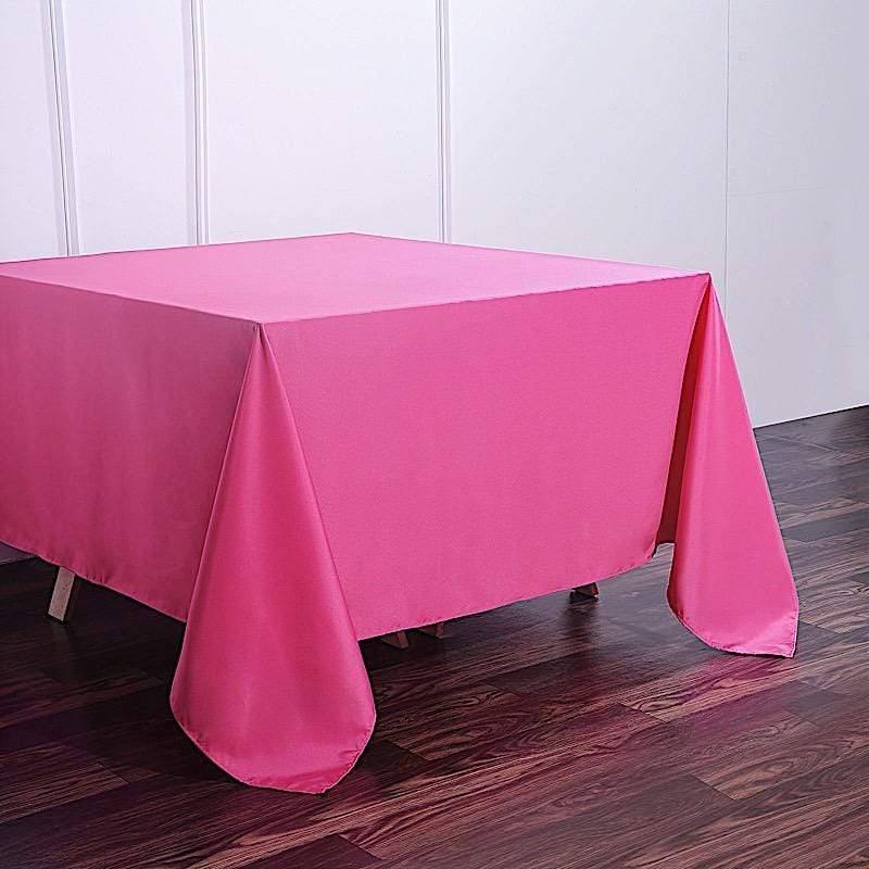 90" x 90" Polyester Square Tablecloth