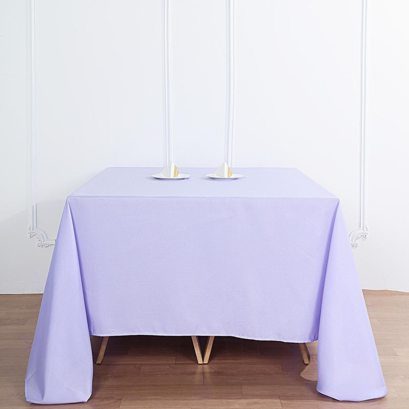 90" x 90" Polyester Square Tablecloth TAB_SQUR_90_LAV_POLY