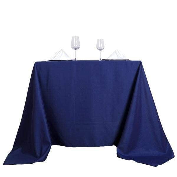 90" x 90" Polyester Square Tablecloth