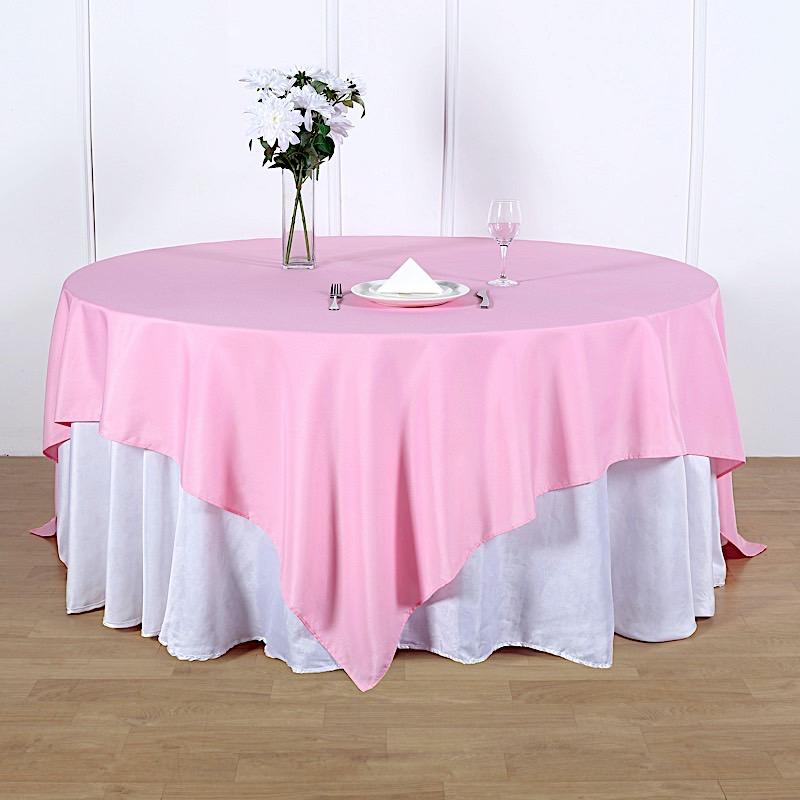 90" x 90" Polyester Square Tablecloth