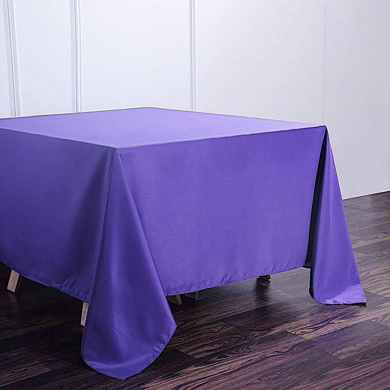 90" x 90" Polyester Square Tablecloth