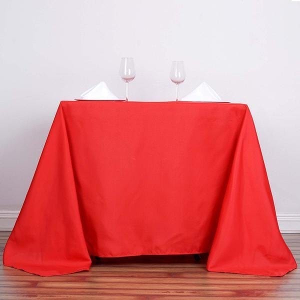 90" x 90" Polyester Square Tablecloth