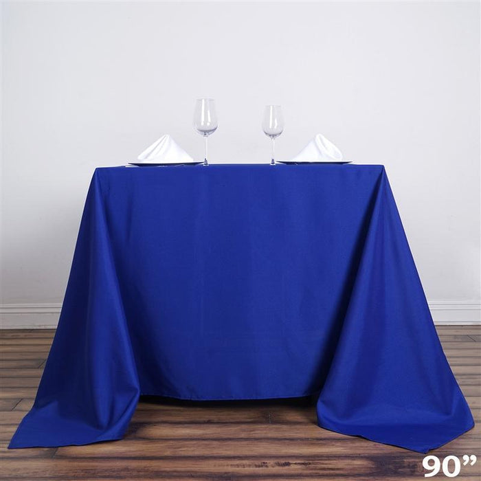 90" x 90" Polyester Square Tablecloth TAB_SQUR_90_ROY_POLY