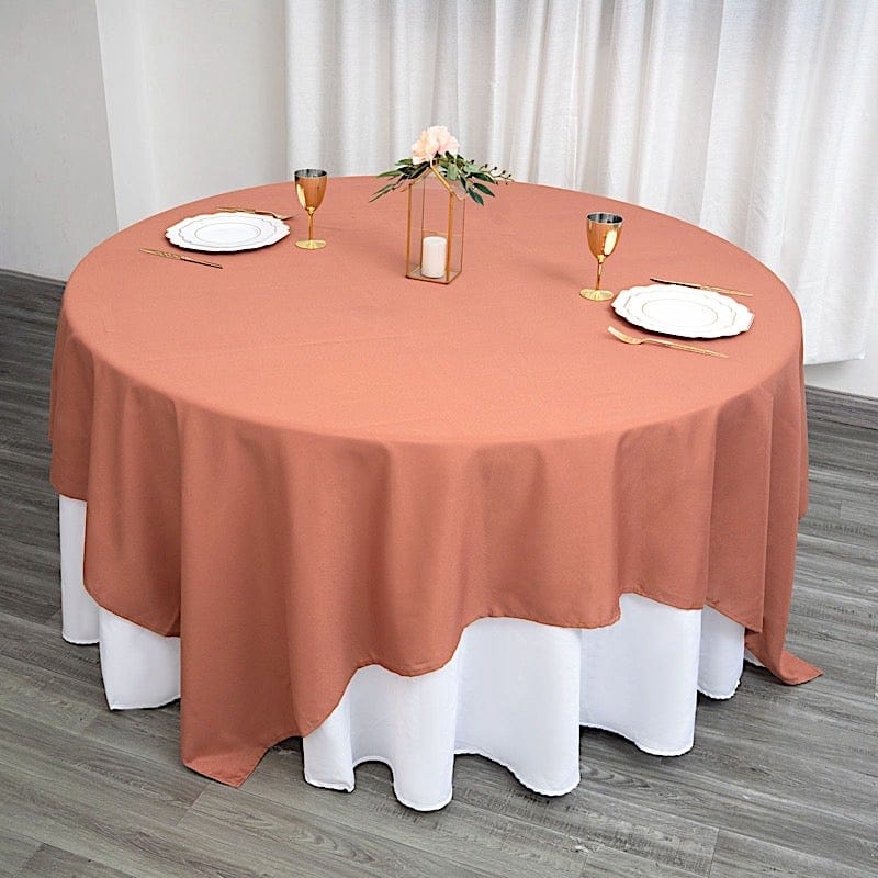 90" x 90" Polyester Square Tablecloth