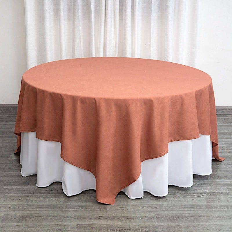 90" x 90" Polyester Square Tablecloth