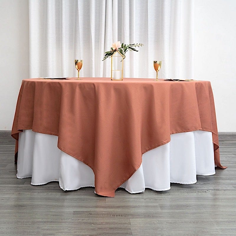 90" x 90" Polyester Square Tablecloth