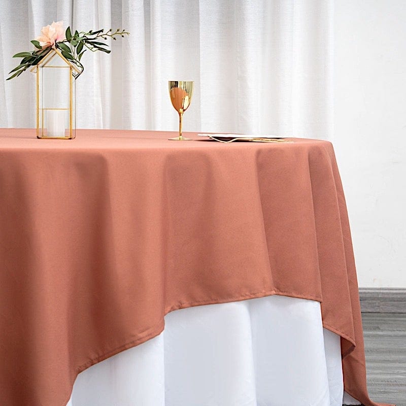 90" x 90" Polyester Square Tablecloth