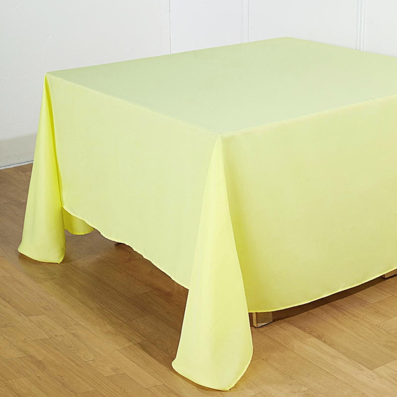 90" x 90" Polyester Square Tablecloth