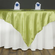 90" x 90" Satin Table Overlay