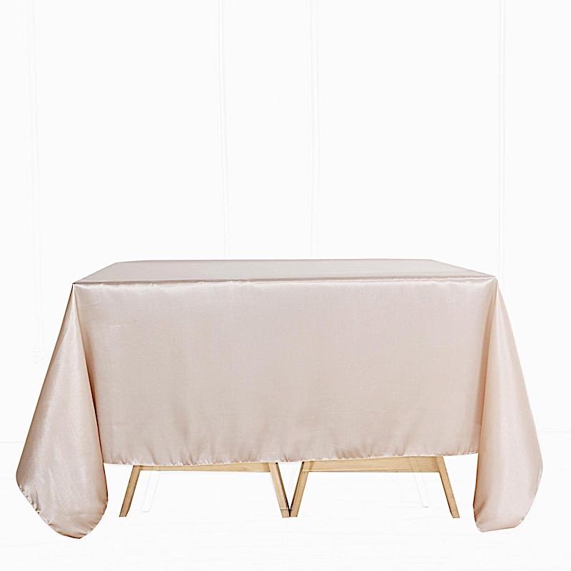 90" x 90" Satin Table Overlay