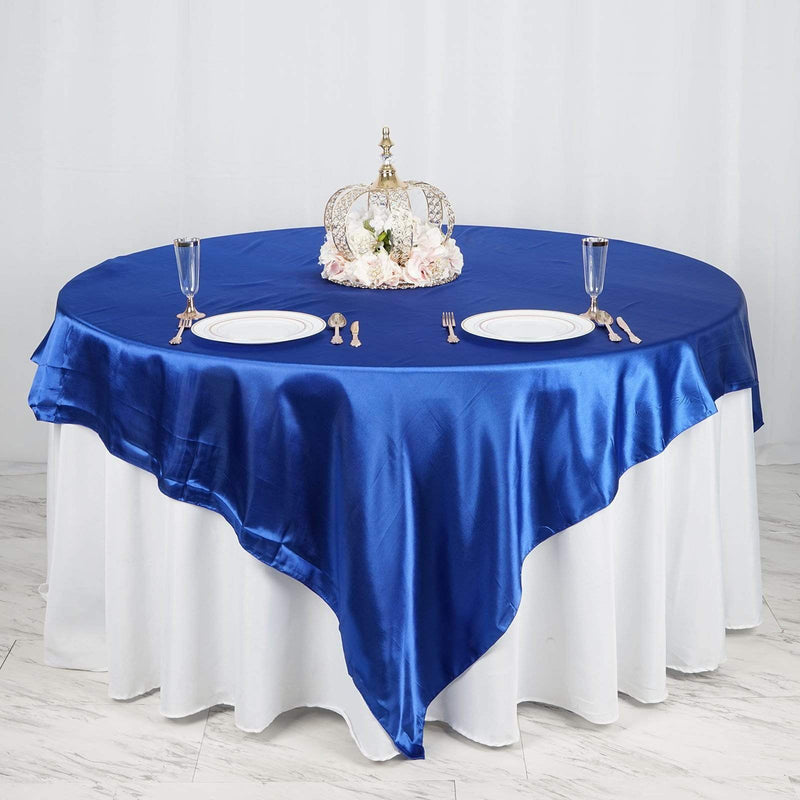 90" x 90" Satin Table Overlay