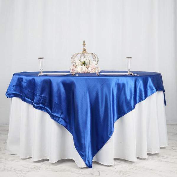 90" x 90" Satin Table Overlay