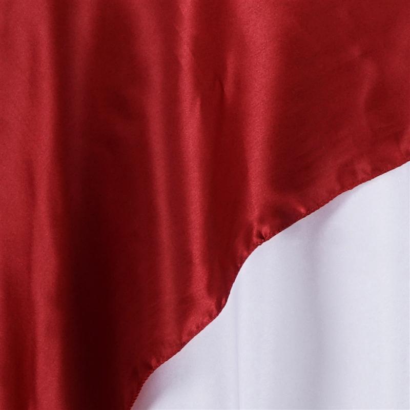 90" x 90" Satin Table Overlay