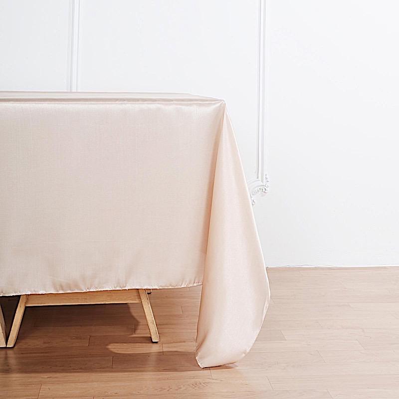 90" x 90" Satin Table Overlay